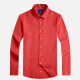 Men's Formal Plain Collared Long Sleeve Texture Button Down Shirts 48# Clothing Wholesale Market -LIUHUA