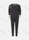 Wholesale Women's Round Neck Sweater&Drawstring Dual Pockets Pant 2 Pieces Set 2289C-9642# - Liuhuamall