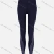 Wholesale Women's Sporty Patchwork Colorblock Elastic High Waist Leggings 15# Clothing Wholesale Market Liuhua