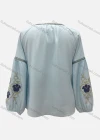 Wholesale Women's Casual Embroidery V Neck Long Sleeve Blouse - Liuhuamall