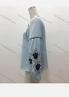 Wholesale Women's Casual Embroidery V Neck Long Sleeve Blouse - Liuhuamall