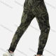 Wholesale Men's Athletic Workout Graffiti Zipper Pockets Ankle Length Joggers 7109# Army Green Clothing Wholesale Market Liuhua