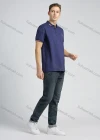 Wholesale Men's Cotton Casual Plain Embroidery Short Sleeve Polo Shirt - Liuhuamall