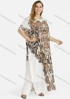 Wholesale Women's Plus Size Round Neck Baroque Print Rhinestone Decor Maxi Kaftan Dress - Liuhuamall