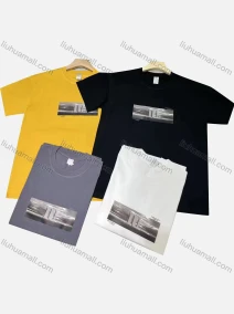 Wholesale Men's Casual Graphic Round Neck Short Sleeve T-shirt, LIUHUA CLOTHING WHOLESALE