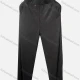 Wholesale Women's Straight Leg Shirred Plain Elastic Waist Ankle Length Causal Pant Black Clothing Wholesale Market Liuhua