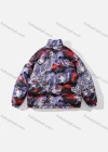 Wholesale Men's Fashion Long Sleeve Stand Collar Tiger Print Puffer Coat 916# - Liuhuamall