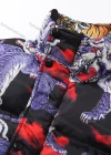 Wholesale Men's Fashion Long Sleeve Stand Collar Tiger Print Puffer Coat 916# - Liuhuamall