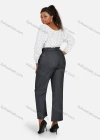 Wholesale Women's Bateau Neck Long Sleeve Allover Print Blouse - Liuhuamall