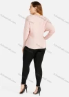 Wholesale Women's Lace 3D Floral Appliques Round Neck Long Sleeve Pullover Knit Top - Liuhuamall
