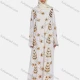 Wholesale Women's Islamic Muslim Round Neck Sequin Star Glitter Maxi Abaya White Guangzhou Clothing Wholesale Market & Suppliers -LIUHUAMALL