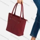 Wholesale Women's Shoulder PU Leather Ladies Handbag Dark Red Clothing Wholesale Market Liuhua