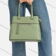 Wholesale Women's Shoulder PU Leather Ladies Handbag Laurel Green Clothing Wholesale Market Liuhua