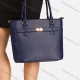 Wholesale Women's Shoulder PU Leather Ladies Handbag Midnight Blue Clothing Wholesale Market Liuhua