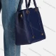 Wholesale Women's Shoulder PU Leather Ladies Handbag Dark Blue Clothing Wholesale Market Liuhua