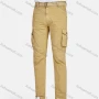 Wholesale Men's Casual Plain Straight Leg Ankle Length Cargo Pants With Belt 6616# preview