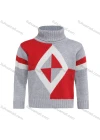 Wholesale Boys Long Sleeve Turtleneck Colorblock Pullover Sweater - Liuhuamall