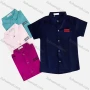 Wholesale Boy's Casual Plain Label Short Sleeve Shirt preview