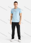 Wholesale Men's Letter Print Embroidery Round Neck Tee - Liuhuamall