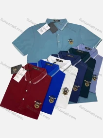 Wholesale Men's Casual Plain Label Short Sleeve Polo Shirt, LIUHUA CLOTHING WHOLESALE
