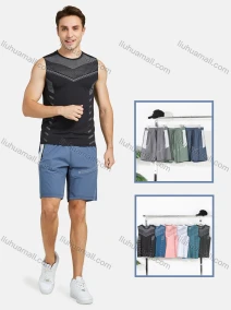 Wholesale Men's Athletic Workout Breathable Running Tank Tops, LIUHUA CLOTHING WHOLESALE
