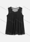 Wholesale Women's Casual Rhinestone Decor Embroidery Lace Appliques Tank Top - Liuhuamall