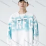 Wholesale Men's Casual Letter Ombre Round Neck Drop Shoulder Long Sleeve Sweatshirt preview