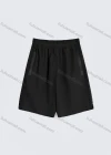 Wholesale Men's Sporty Plain Elastic Waist Zipper Pocket Shorts - Liuhuamall