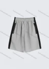 Wholesale Men's Sporty Plain Elastic Waist Zipper Pocket Shorts - Liuhuamall