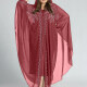 Women's Arabic Dubai V Neck Glamorous Rhinestone Muslim Islamic Cover Up Cardigan With Scarf 44# Clothing Wholesale Market -LIUHUA