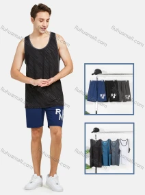 Wholesale Men's Athletic Breathable Running Tank Tops, LIUHUA CLOTHING WHOLESALE