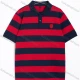 Wholesale Men's Casual Striped Short-Sleeve Polo Shirt #2672205-3 Red Clothing Wholesale Market Liuhua