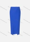 Wholesale Women's Casual Plain High Waist Back Slit Pencil Skirt - Liuhuamall