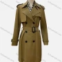 Wholesale Women's Casual Plain Lapel Long Sleeve Double Breasted Trench Coat With Belt preview