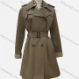 Wholesale Women's Casual Plain Lapel Long Sleeve Double Breasted Trench Coat With Belt preview
