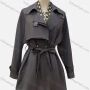 Wholesale Women's Casual Plain Lapel Long Sleeve Buttons Trench Coat With Belt preview