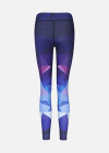 Wholesale Women's Athletic Geometric Colorblock High Waist Yoga Elasticity Leggings - Liuhuamall