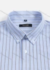 Wholesale Men's Casual Striped Buttons Down Long Sleeve Shirt - Liuhuamall