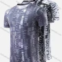 Wholesale Men's Quick Dry Comfy Workout Allover Print Athletic T-Shirt 2697# preview
