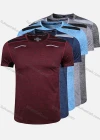 Wholesale Men's Quick Dry Comfy Workout Colorblock Space Dye Athletic T-Shirt 5321# - Liuhuamall