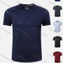Wholesale Men's 180g Quick Dry Comfy Workout Plain Reflective Stripes Athletic T-Shirt 8362# preview