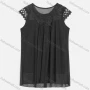 Wholesale Women's Casual Rhinestone Decor Embroidery Lace Appliques Cut Out Tank Top preview
