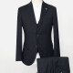 Men's Fashion Plain Two Buttons Flap Pockets Blazer & Vest & Suit Pants 3-Piece Suit Sets X7026# 2# Clothing Wholesale Market -LIUHUA