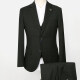 Men's Fashion Plain Two Buttons Flap Pockets Blazer & Vest & Suit Pants 3-Piece Suit Sets X7026# 4# Clothing Wholesale Market -LIUHUA