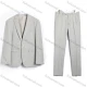 Wholesale Men's Formal Business Single Breasted Plain 2 Piece Suit Set 776-3# Gray Clothing Wholesale Market Liuhua