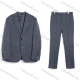 Wholesale Men's Formal Business Single Breasted Plain 2 Piece Suit Set 777-12# Slate Gray Clothing Wholesale Market Liuhua