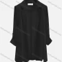 Wholesale Women's Plain Chiffon Lapel Long Sleeve Suit Jacket Cardigan preview