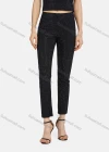 Wholesale Women's High-Neck Sleeveless Rhinestone Plain Blouse & Skinny Pants 2-Piece Set 2214# - Liuhuamall
