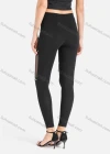 Wholesale Women's Contrasted Zip Print Mesh Panels Crop Leggings - Liuhuamall