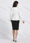 Wholesale Women's Casual Business Metal Decor One Button Plain Cardigan - Liuhuamall